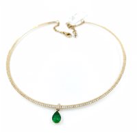 Collana Crivelli Donna in Oro rosa Smeraldo 0.88 Ct 302-R933M - 302-R933M